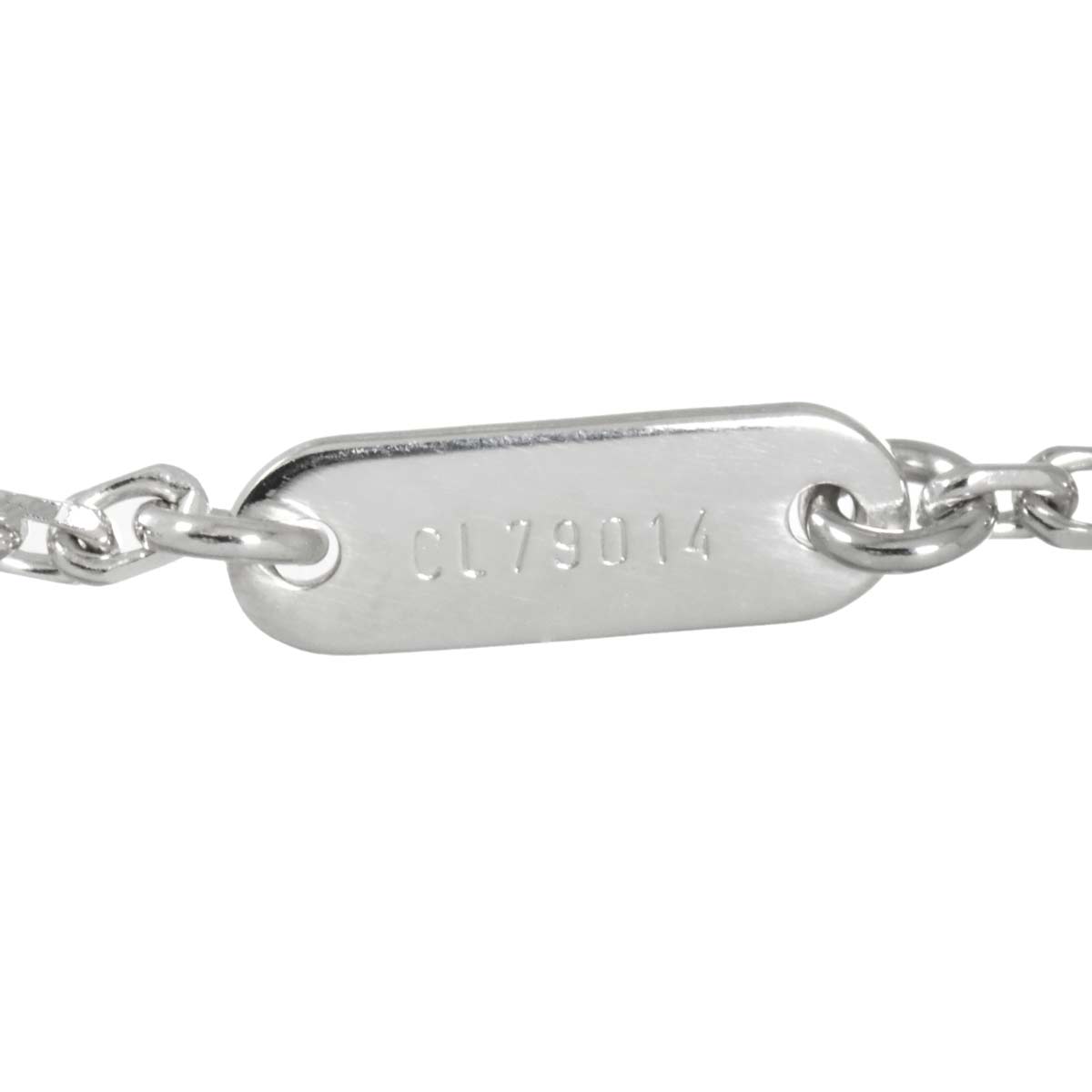 Diamond Necklace Large 18K White Gold 750