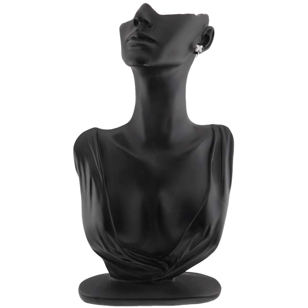 Diamond 0.30ct Earring Pierced 18K WG One Piece only