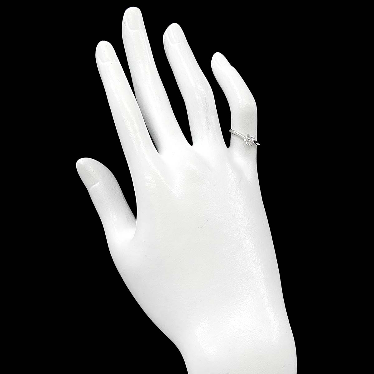 Solitaire Diamond 0.35ct G/VVS1 Ring Pt Size50 4.75-5(US)
