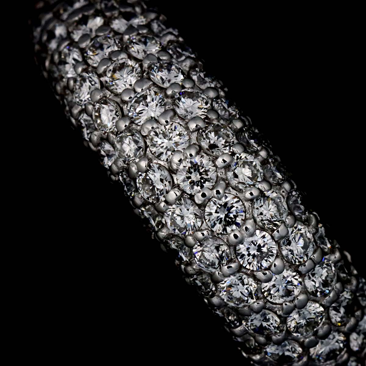 Diamond 1.70ct Ring 18K WG 750 Size4.75-5(US)