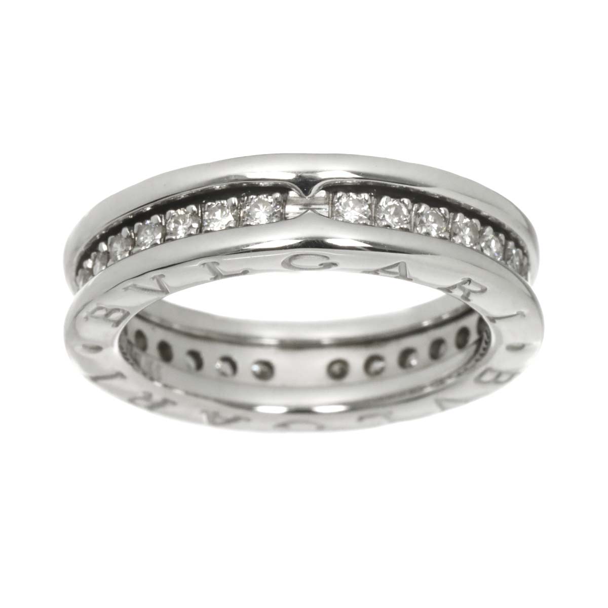 B-zero1 1Band Diamond Ring 18K WG 750 size48 4.5(US)