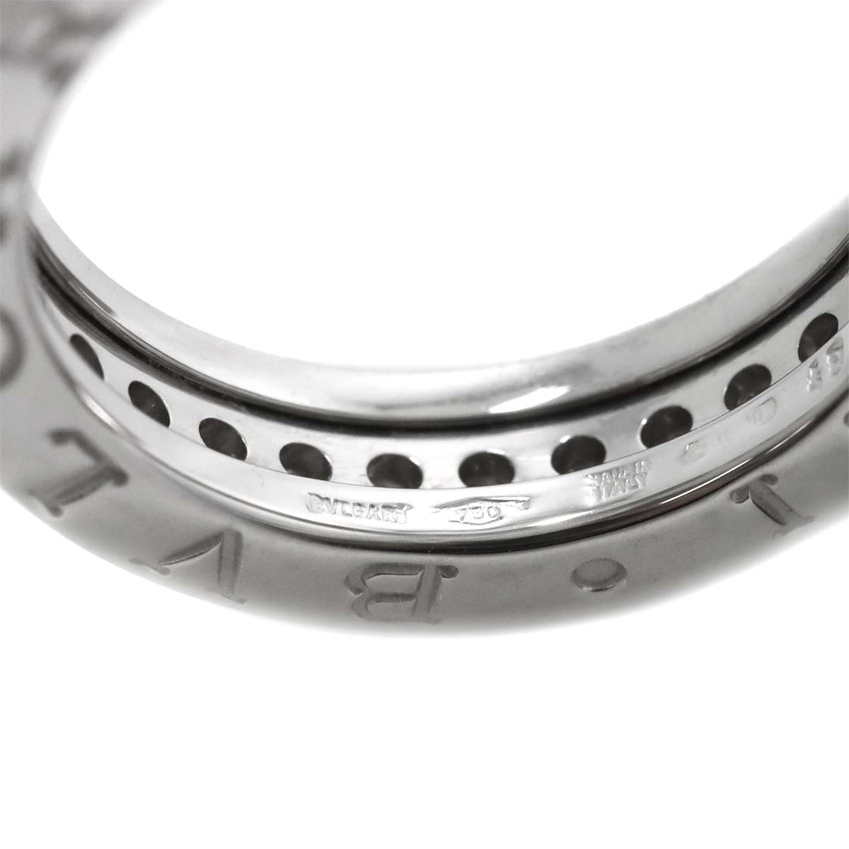 B-zero1 1Band Diamond Ring 18K WG 750 size48 4.5(US)