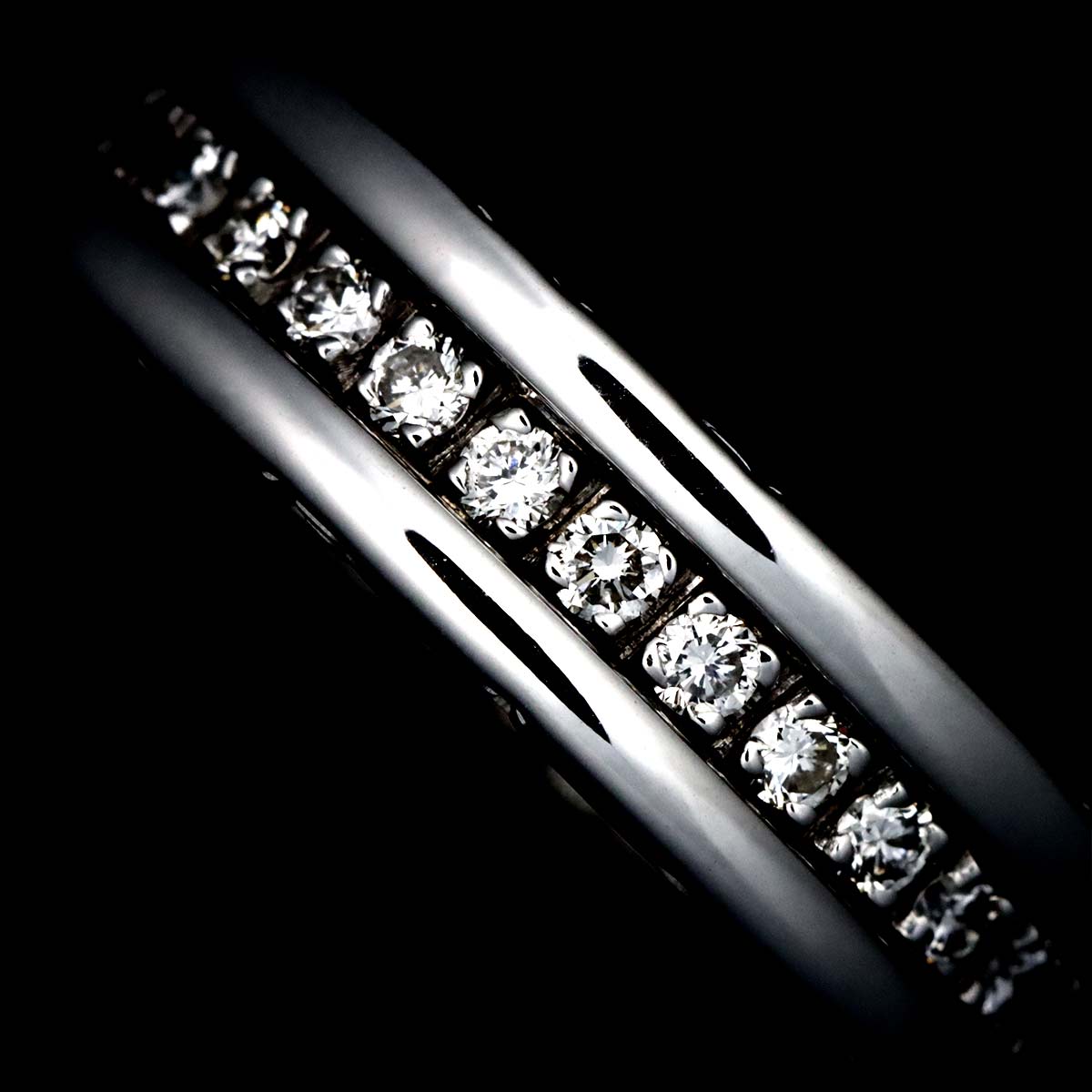 B-zero1 1Band Diamond Ring 18K WG 750 size48 4.5(US)