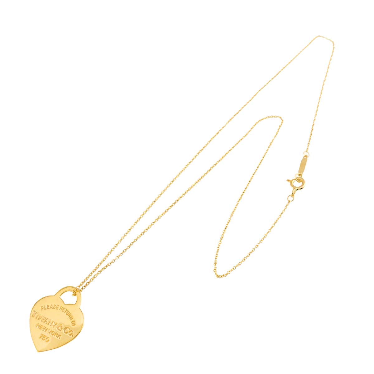 Return to Heart Necklace 18K Yellow Gold 750