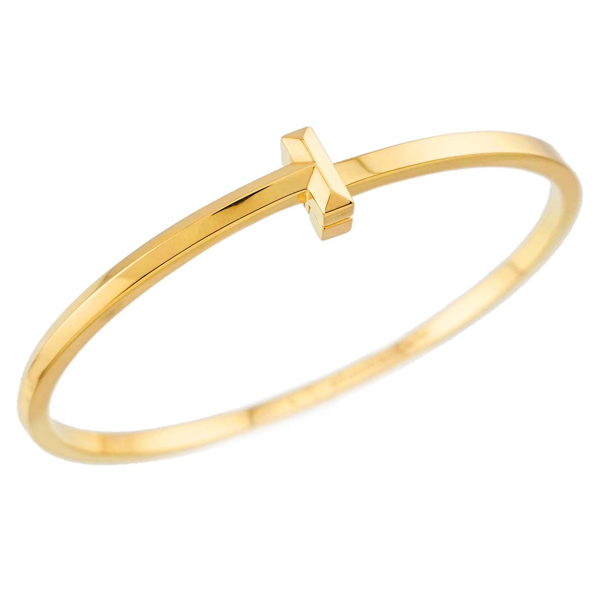 T One Bangle Bracelet 18K Yellow Gold 750