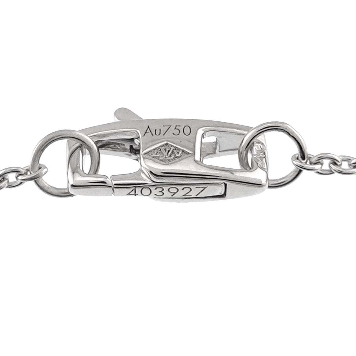 Pendentif Empreinte Diamond Necklace 18K WG 750