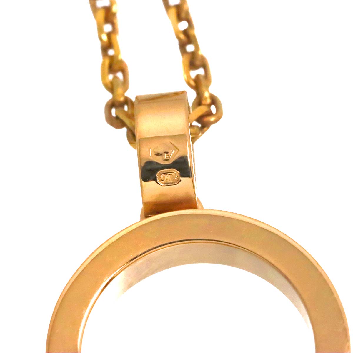 Happy Diamond Bubble Necklace 18K PG 750