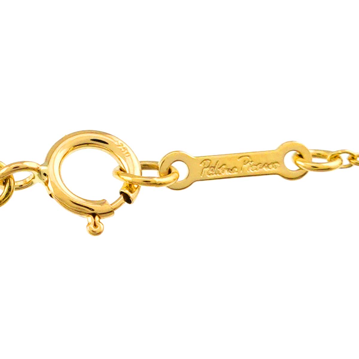 X Necklace 18K Yellow Gold 750