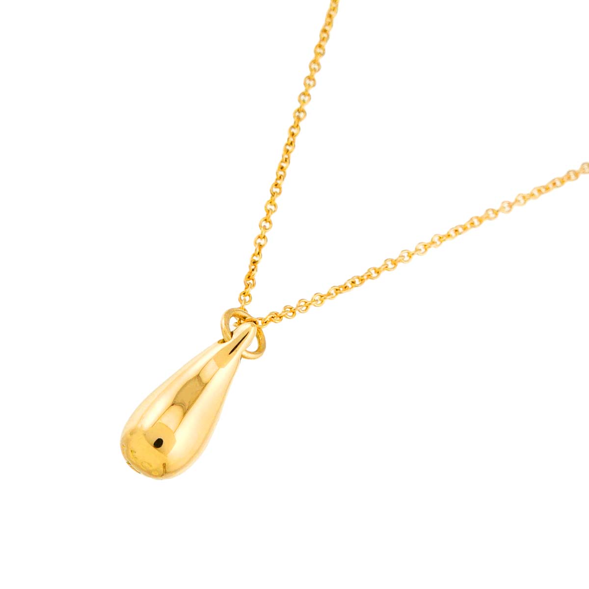 Teardrop Necklace 18K Yellow Gold 750