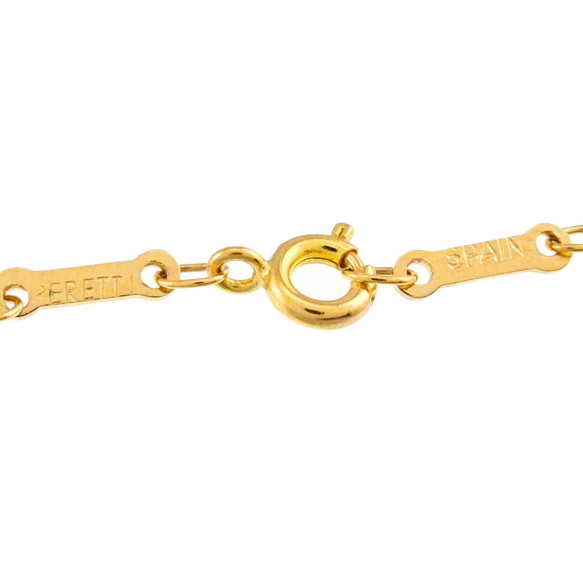 Elsa Peretti Initial M Necklace 18K Yellow Gold 750
