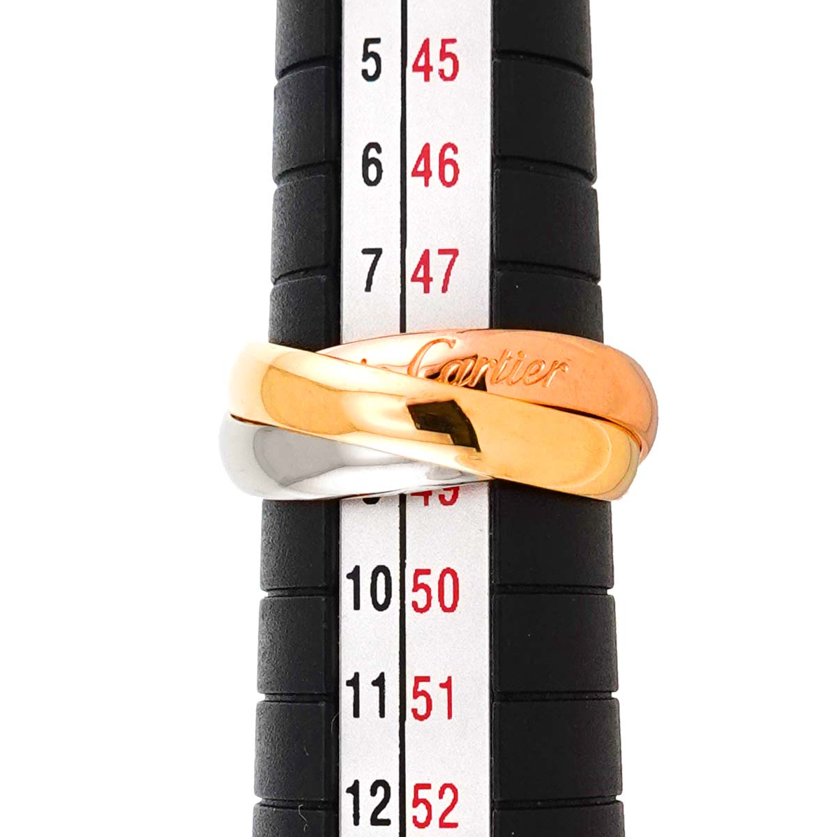 Trinity Ring MM 18K YG WG PG 750 Size48 4.5(US)