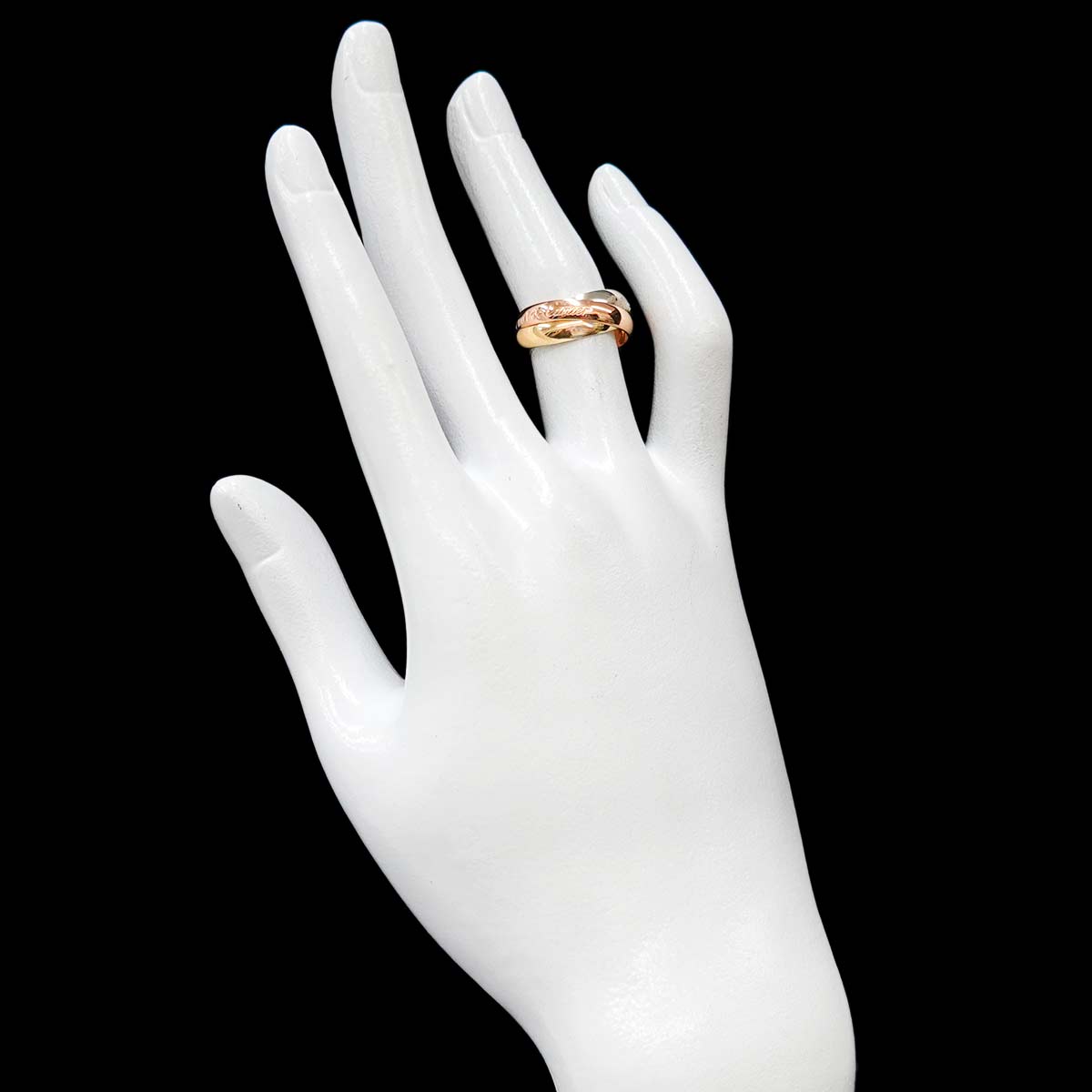 Trinity Ring MM 18K YG WG PG 750 Size48 4.5(US)