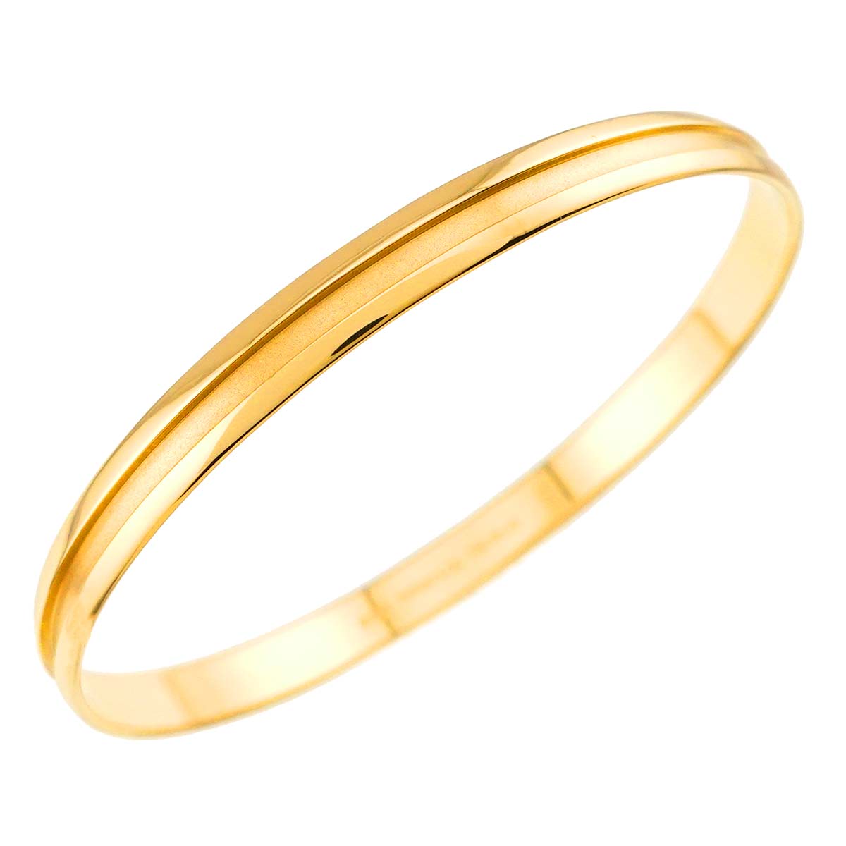 ATLAS Bangle Bracelet 18K Yellow Gold 750