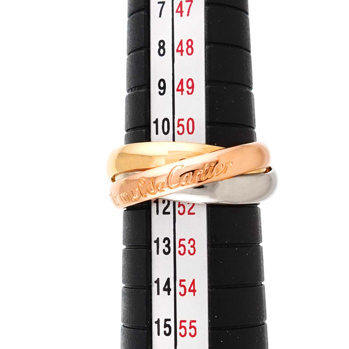 Trinity Ring 18K YG WG PG 750 Size51 5.5-5.75(US)