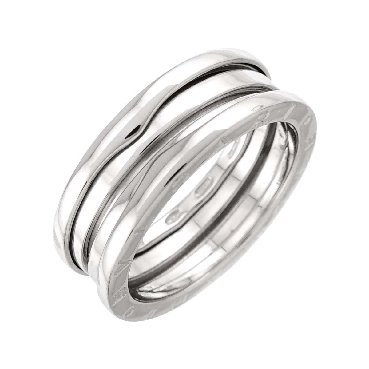 B-ZERO1 2 BAND Ring 18K White Gold 750 Size63 9.75-10(US)