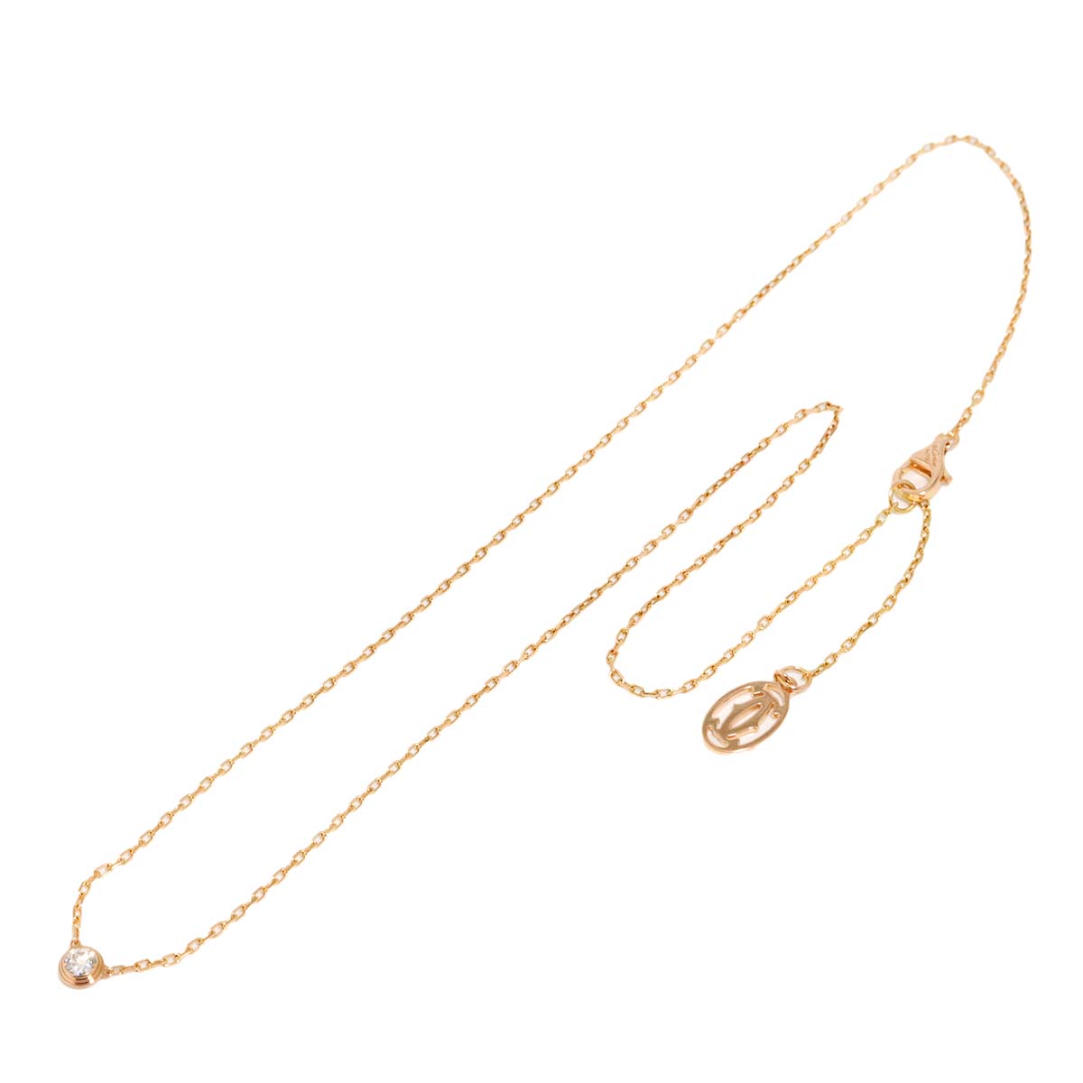 d Amour Diamond Necklace SM 18K Pink Gold 750