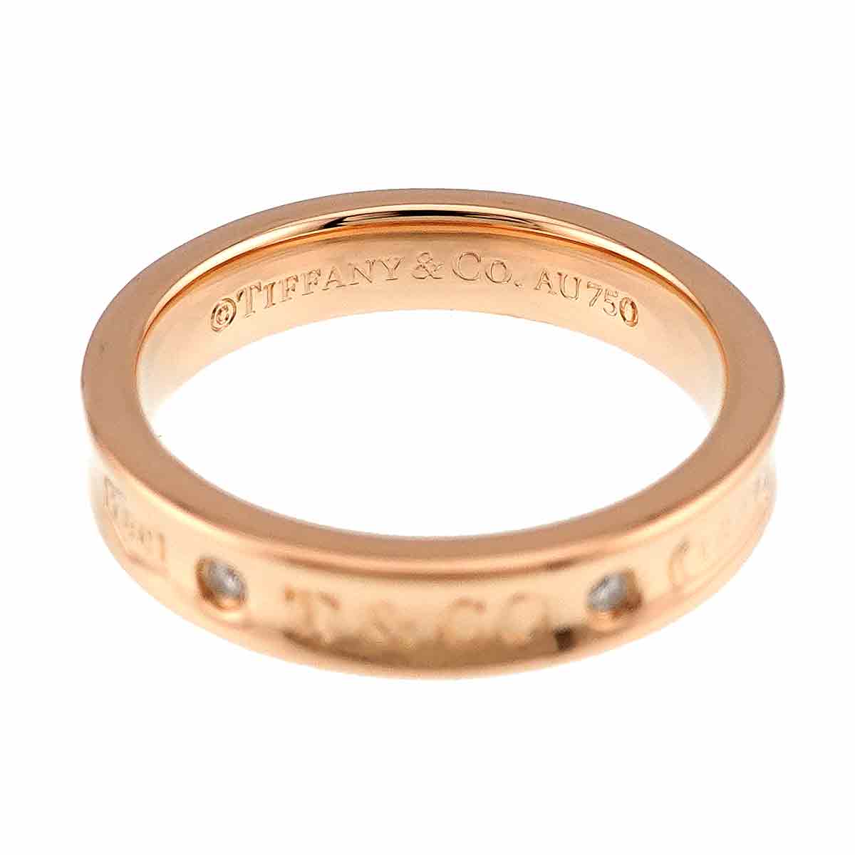 1837 Narrow Diamond Ring 18K PG 750 Size5.75-6(US)