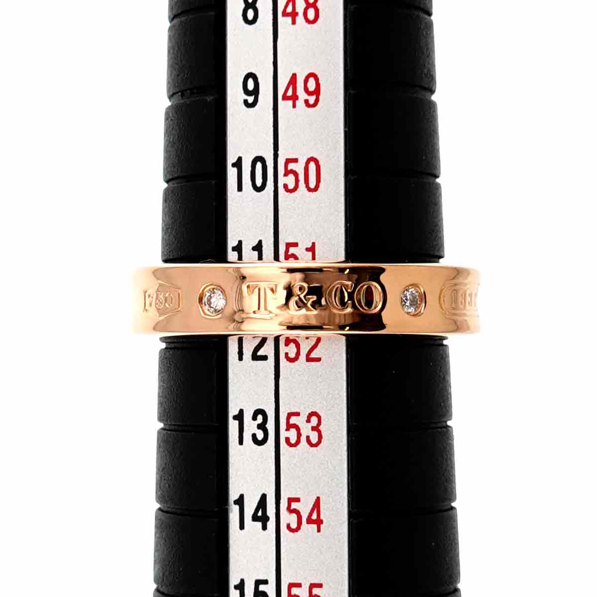 1837 Narrow Diamond Ring 18K PG 750 Size5.75-6(US)