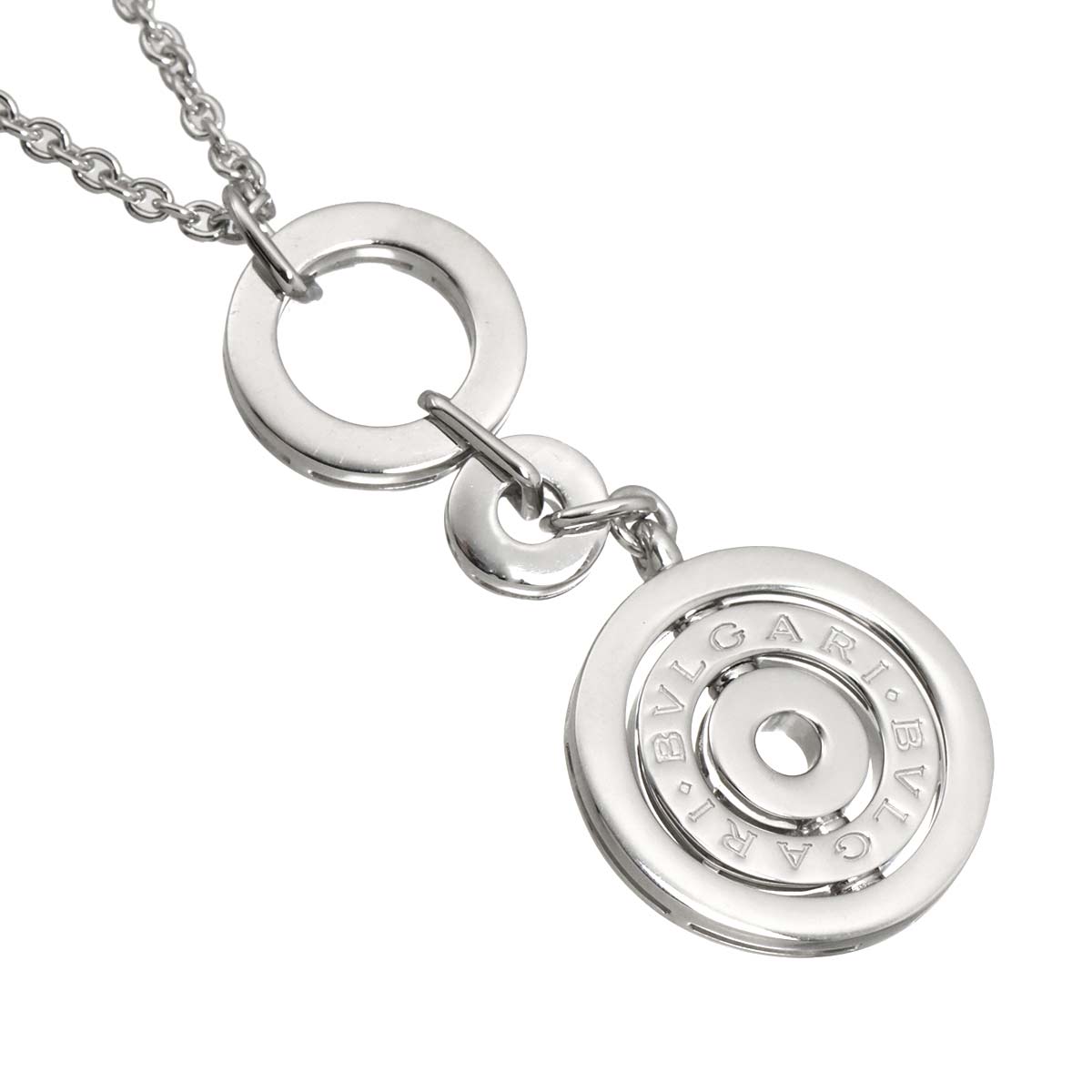 Astrale Cerchi Diamond Necklace 18K White Gold 750