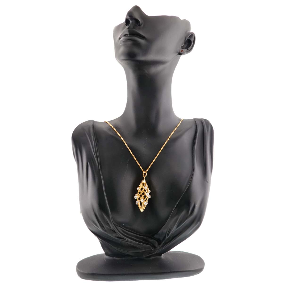 Baby Pearl 4.2-3.3mm Necklace 18K YG 750