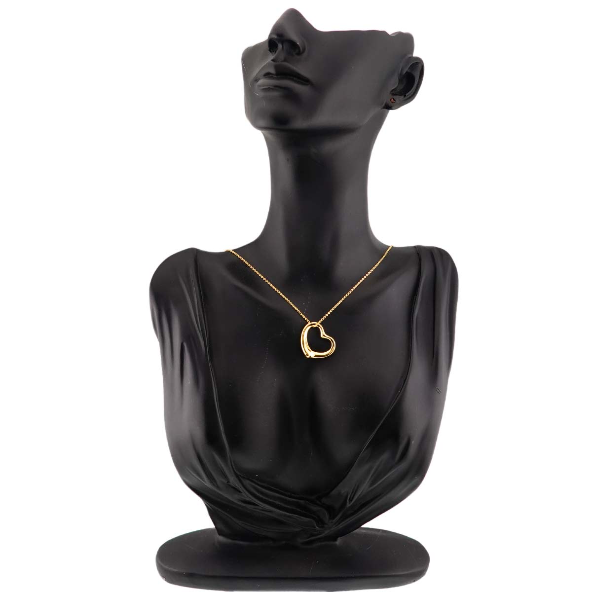 Open Heart Necklace 18K Yellow Gold 750