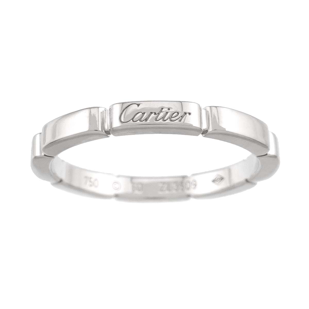 Maillon Panthere Ring 18K White Gold 750 Size60 8.75-9(US)