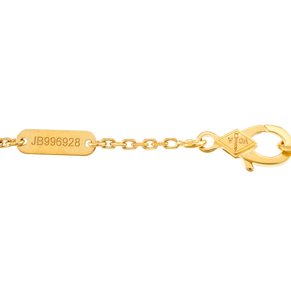 Vintage Alhambra MOP Necklace 18K YG 750