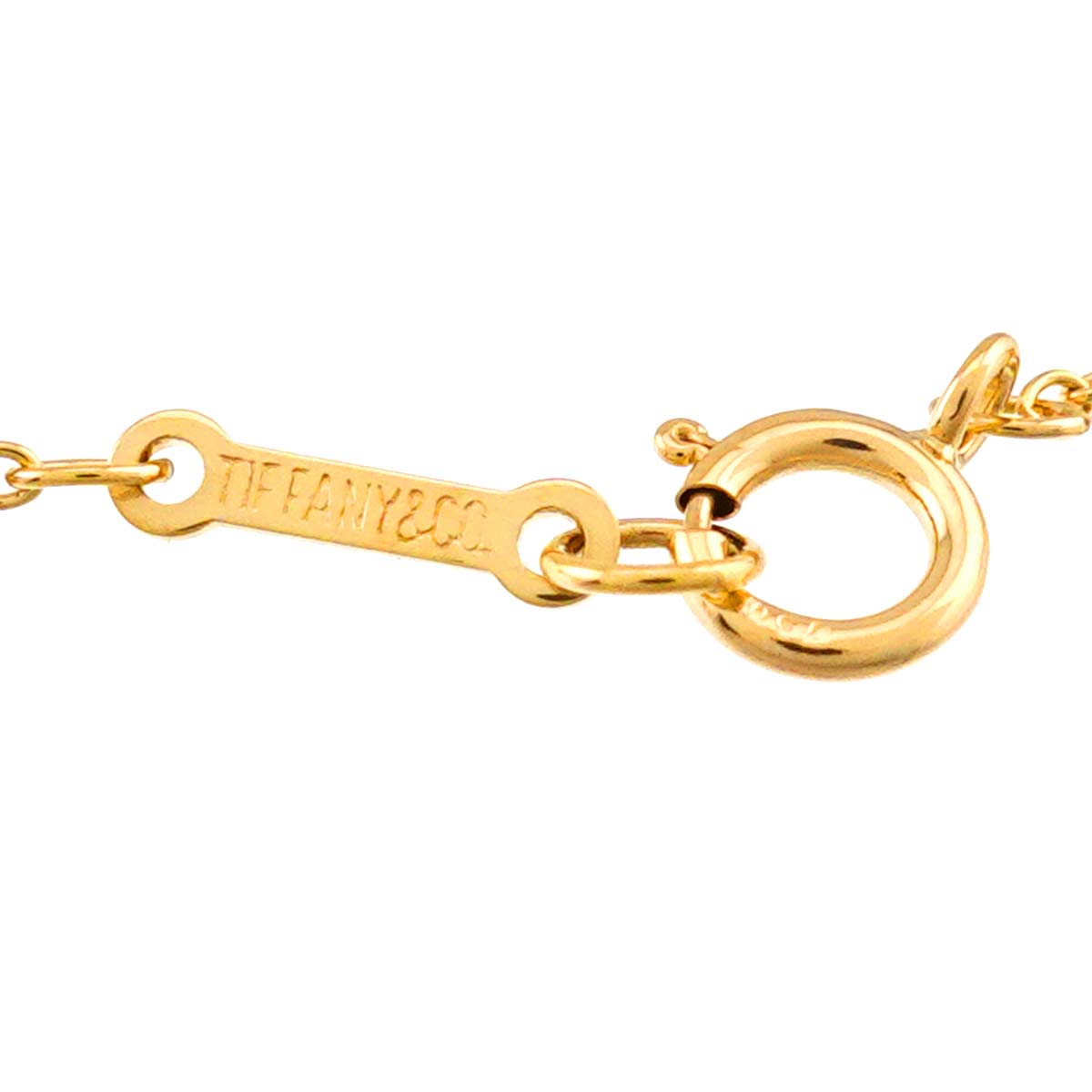 Open Heart Necklace 18K Yellow Gold 750