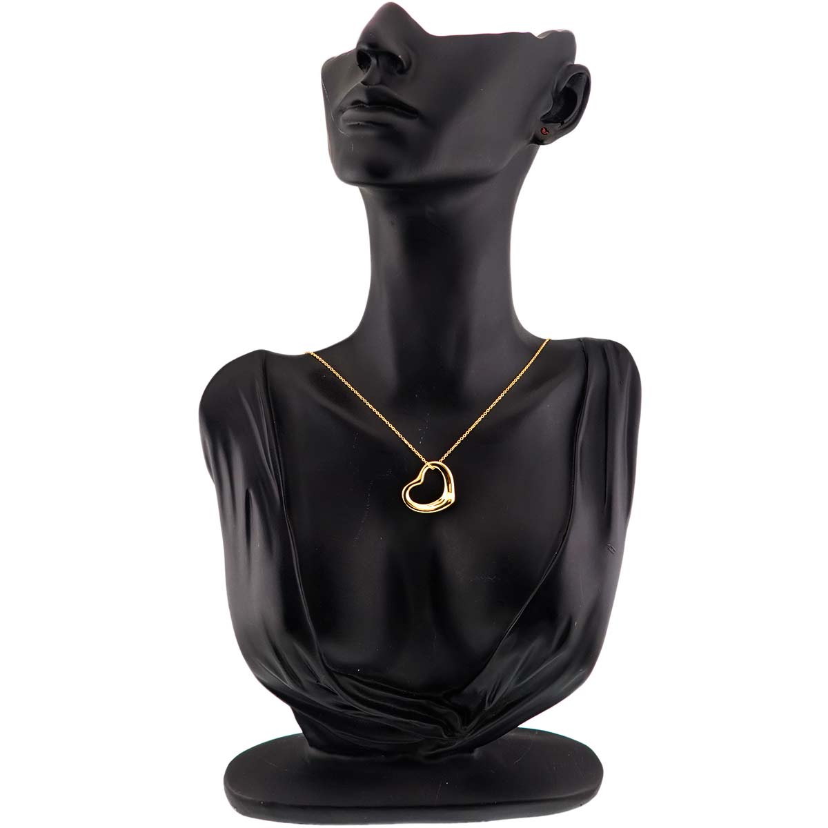 Open Heart Necklace 18K Yellow Gold 750