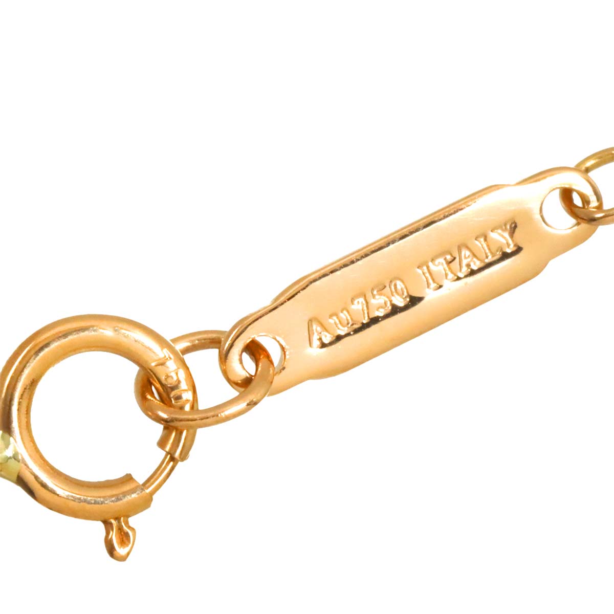 T Smile Diamond SM Necklace 18K Pink Gold 750