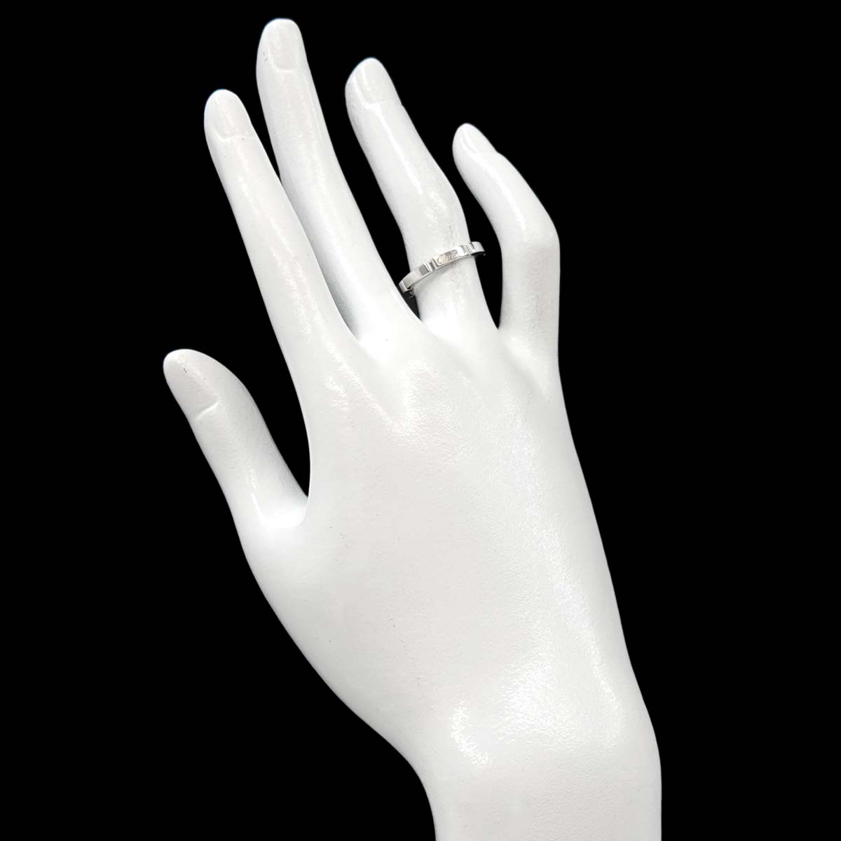 Maillon Panthere Ring 18K White Gold 750 Size51 5.5-5.75(US)