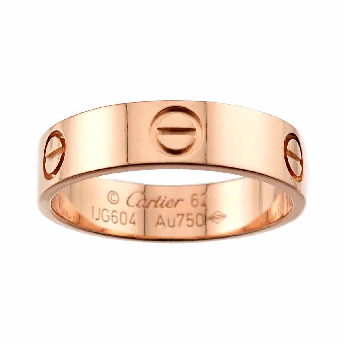 Classic Love Ring 18K Pink Gold 750 size62 9.5-9.75(US)