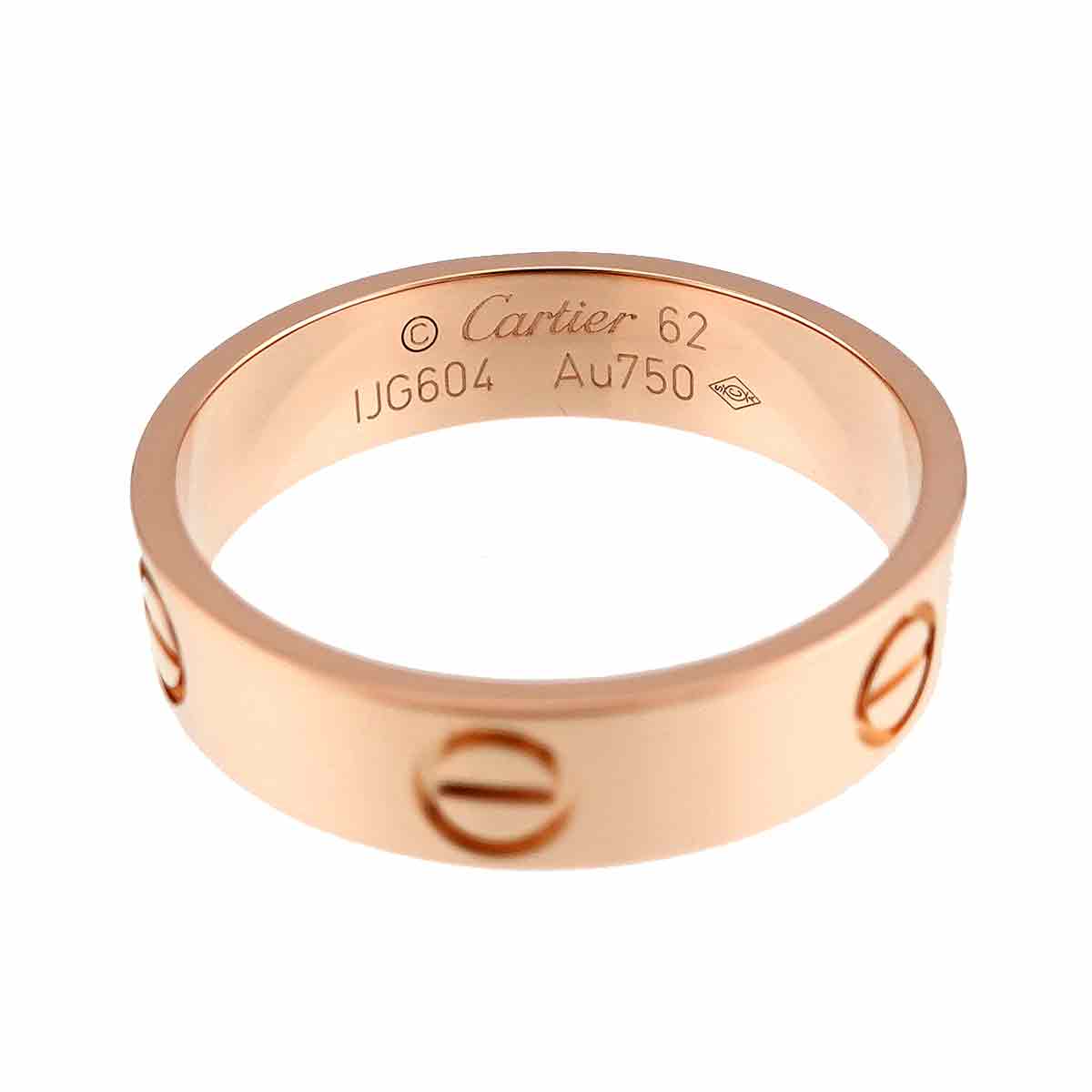 Classic Love Ring 18K Pink Gold 750 size62 9.5-9.75(US)