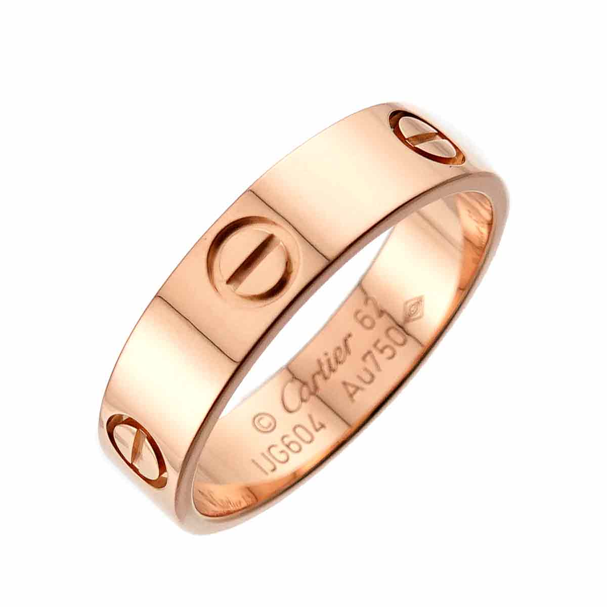 Classic Love Ring 18K Pink Gold 750 size62 9.5-9.75(US)