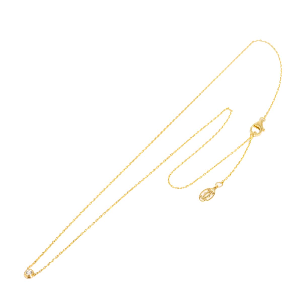 d Amour Diamond Necklace XS 18K Yellow Gold 750