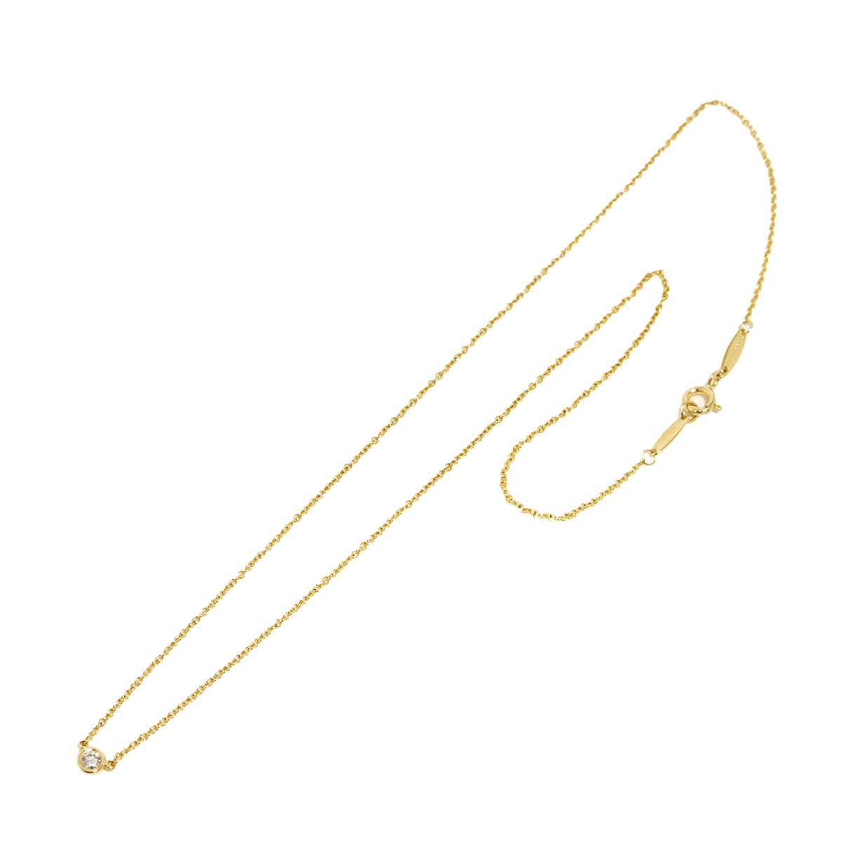 By The Yard Diamond Necklace 18K YG 750