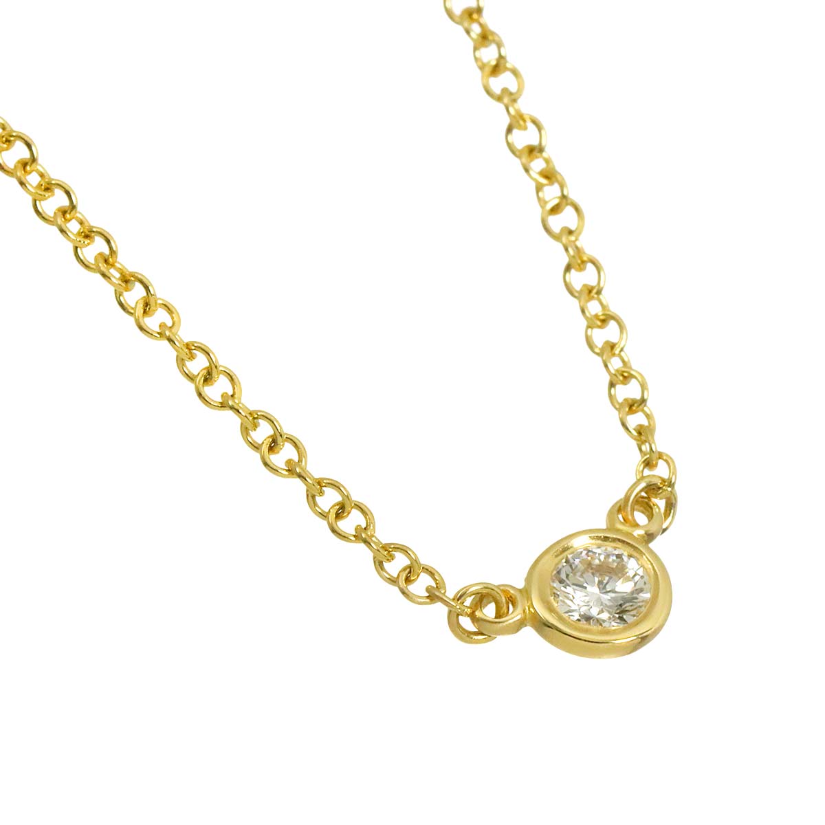 By The Yard Diamond Necklace 18K YG 750