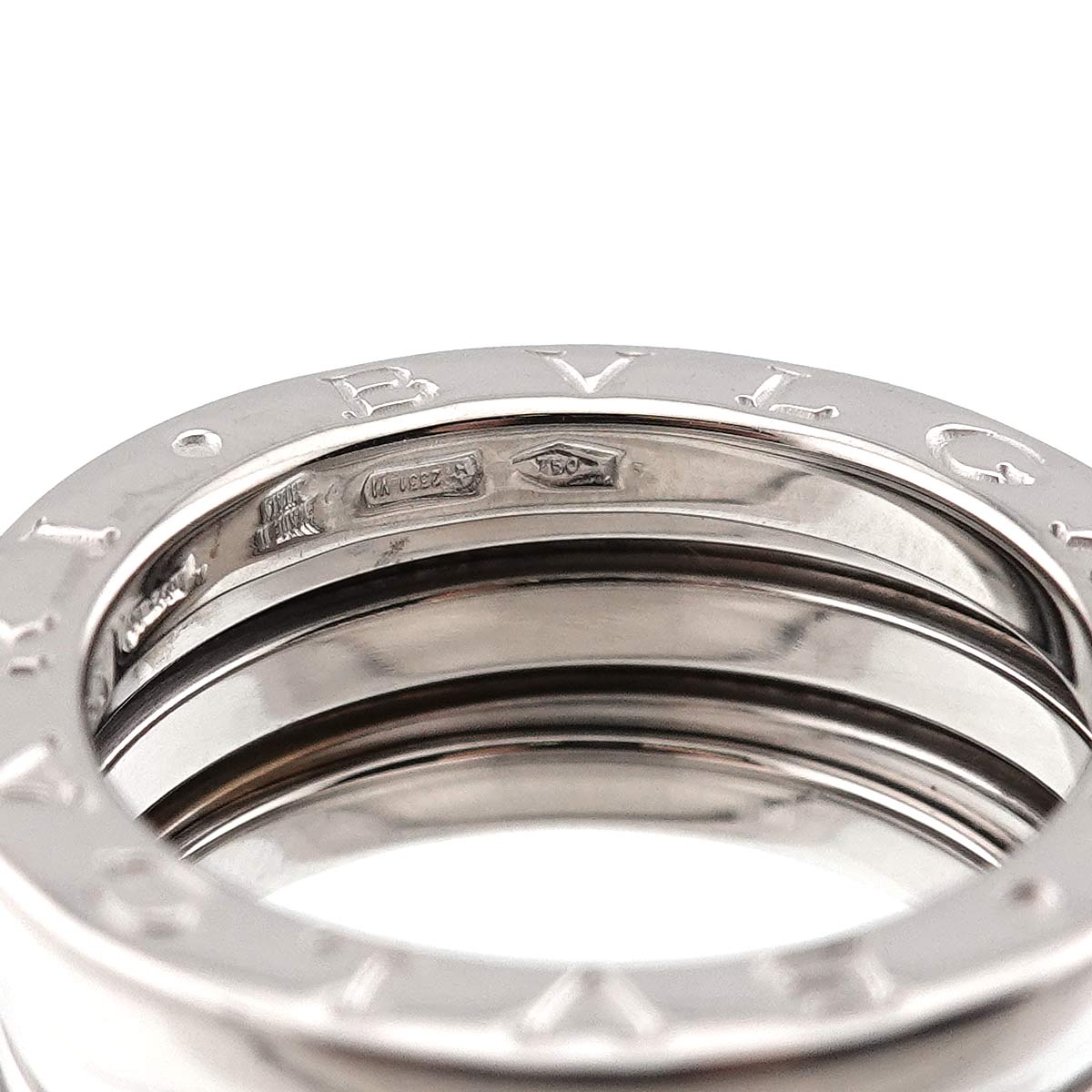 B-ZERO1 3 BAND Ring 18K White Gold 750 Size51 5.25(US)