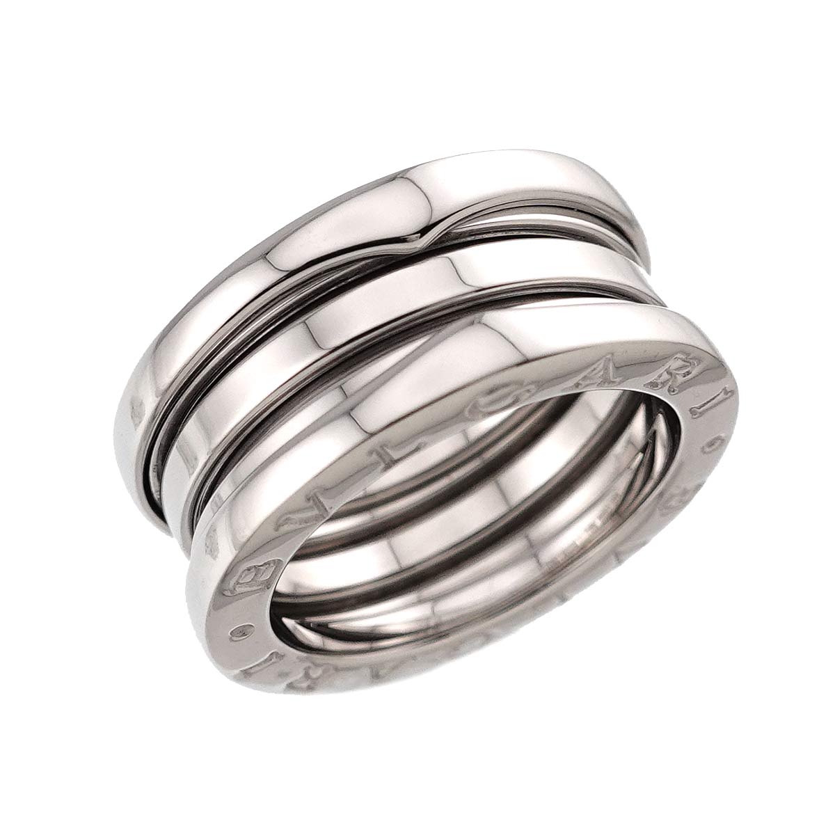B-ZERO1 3 BAND Ring 18K White Gold 750 Size51 5.25(US)