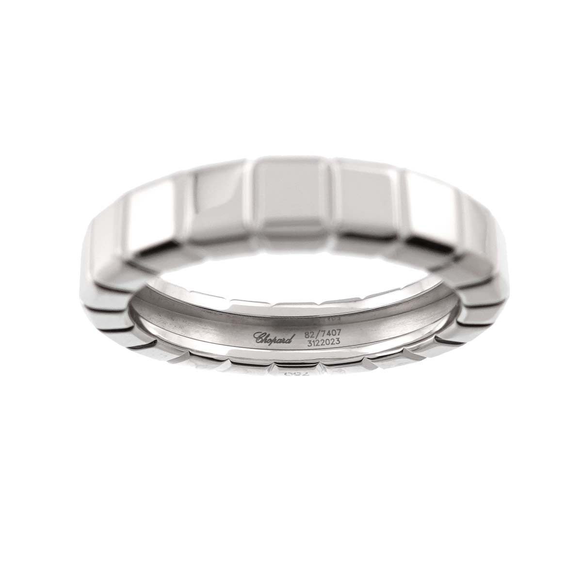 Ice Cube Ring 18K WG 750 Size7.25(US)