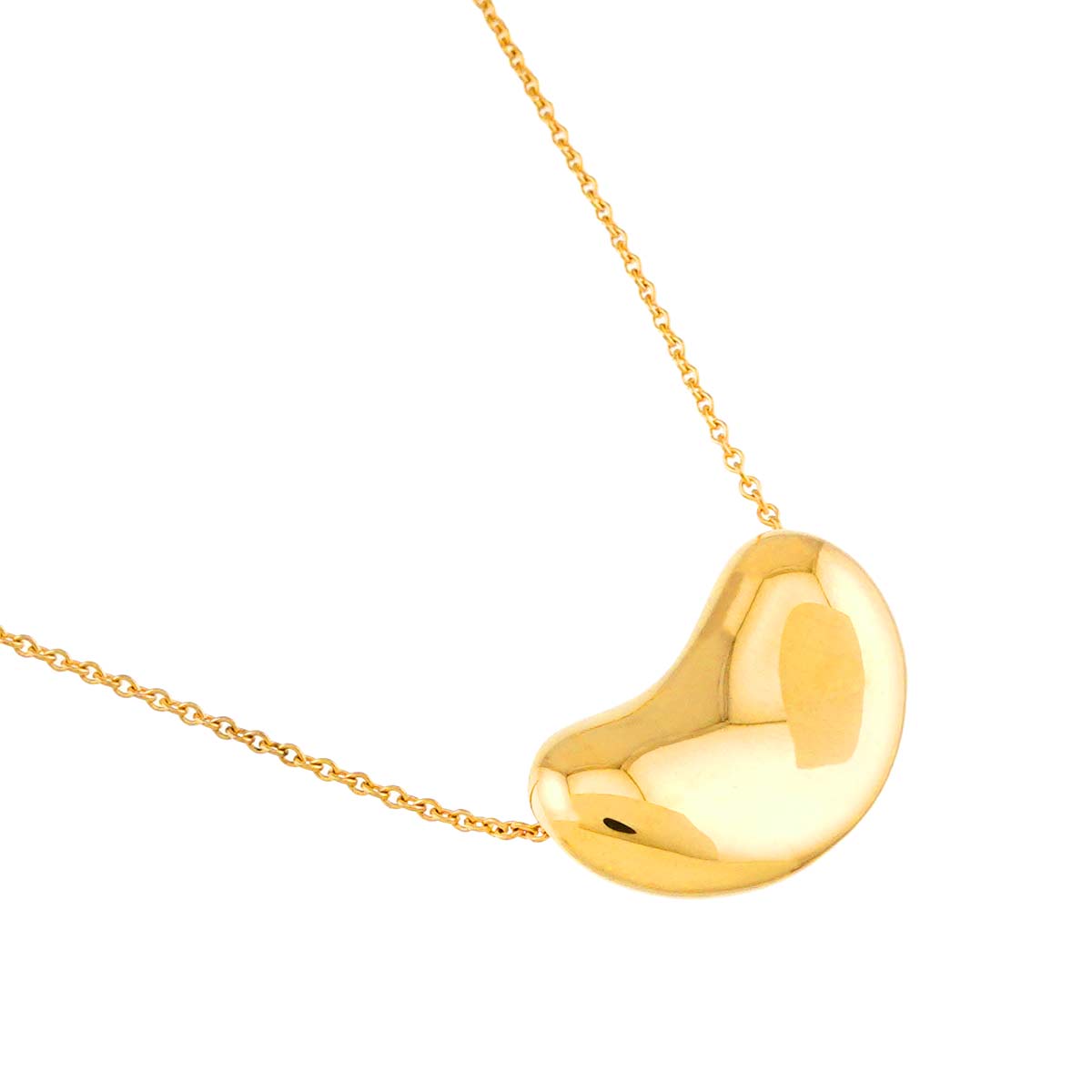 Bean Necklace 18K Yellow Gold 750