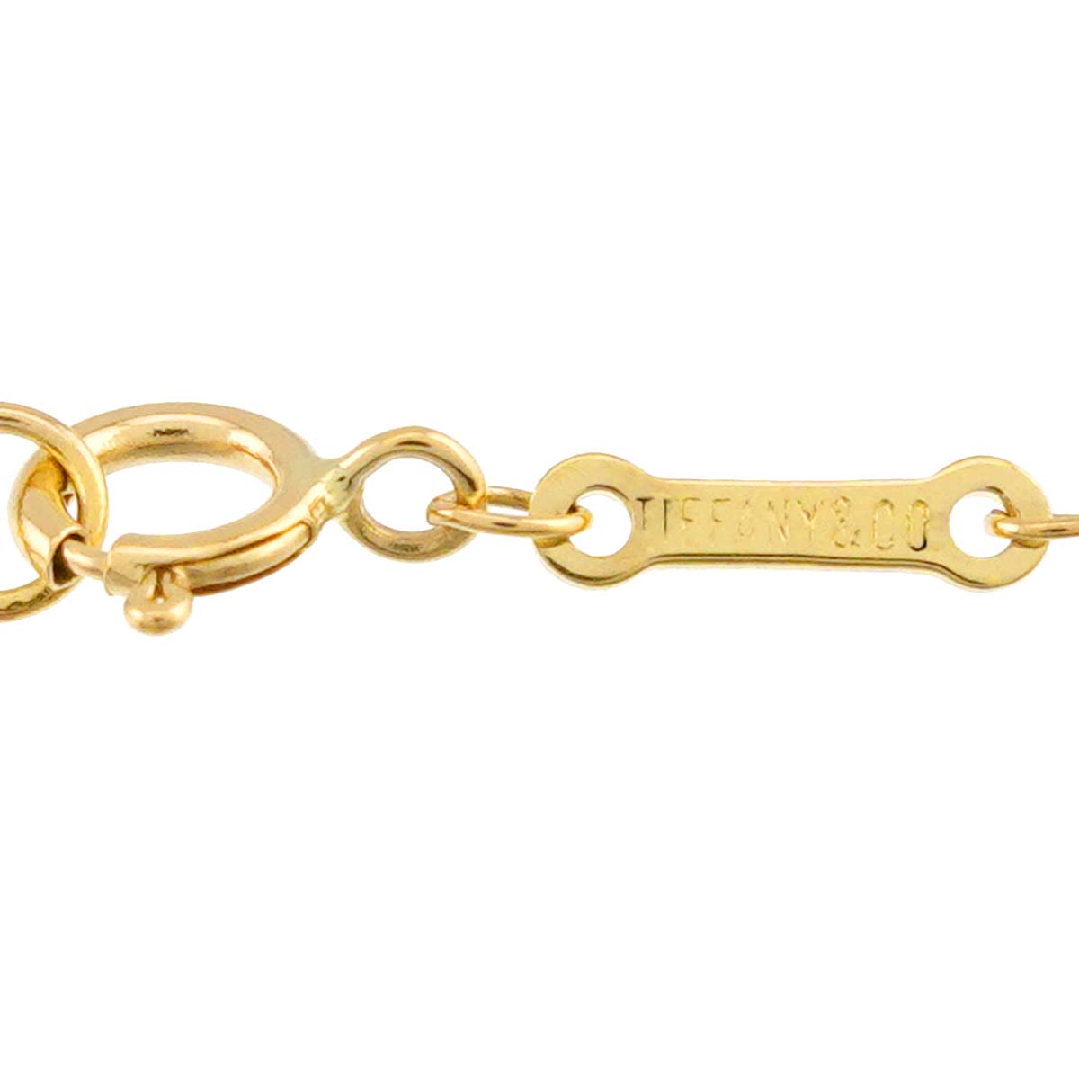 Bean Necklace 18K Yellow Gold 750
