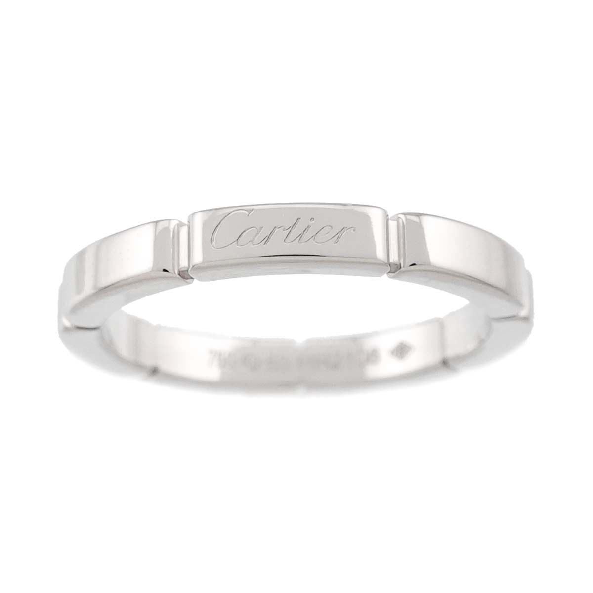 Maillon Panthere Ring 18K White Gold 750 Size53 6.25-6.5(US)