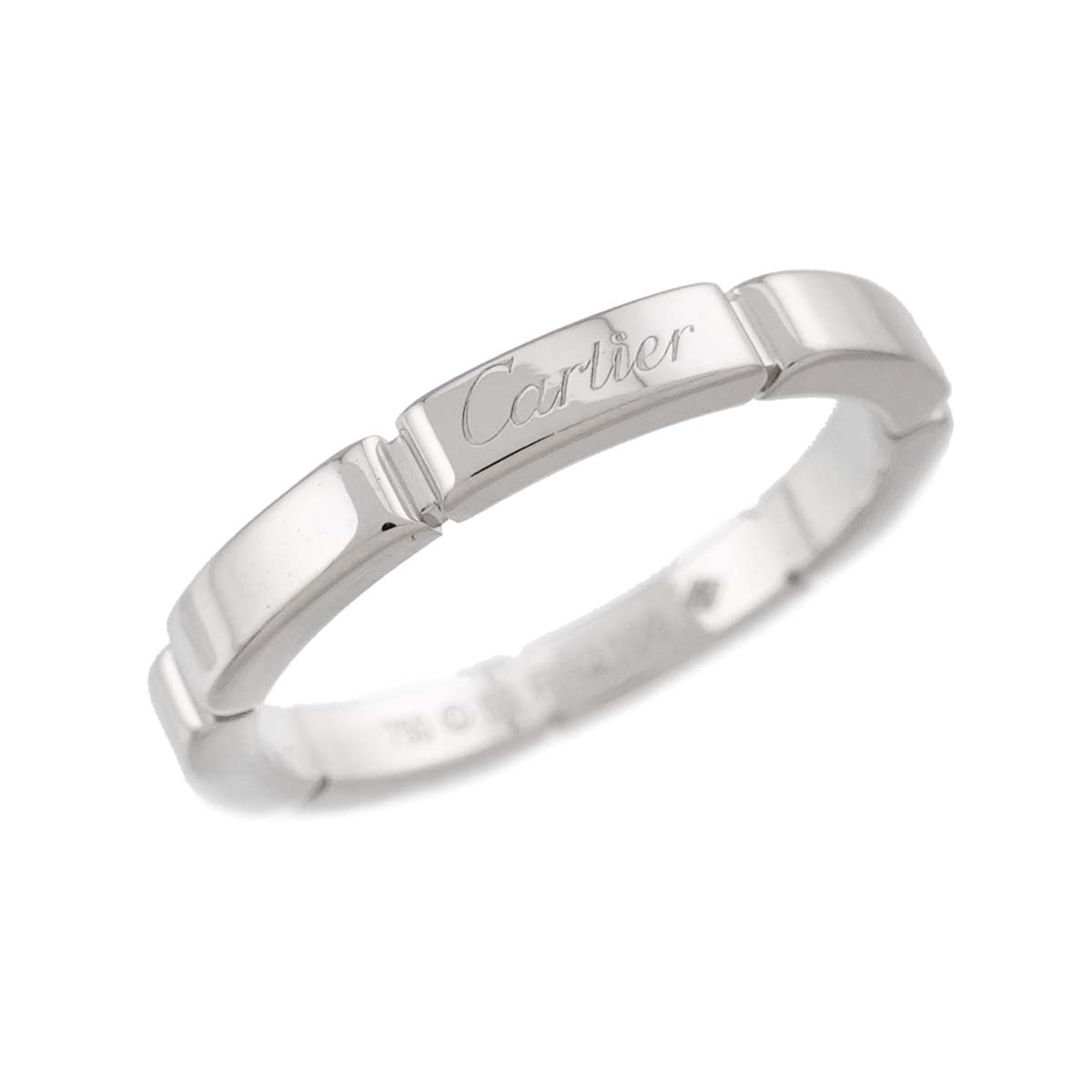 Maillon Panthere Ring 18K White Gold 750 Size53 6.25-6.5(US)