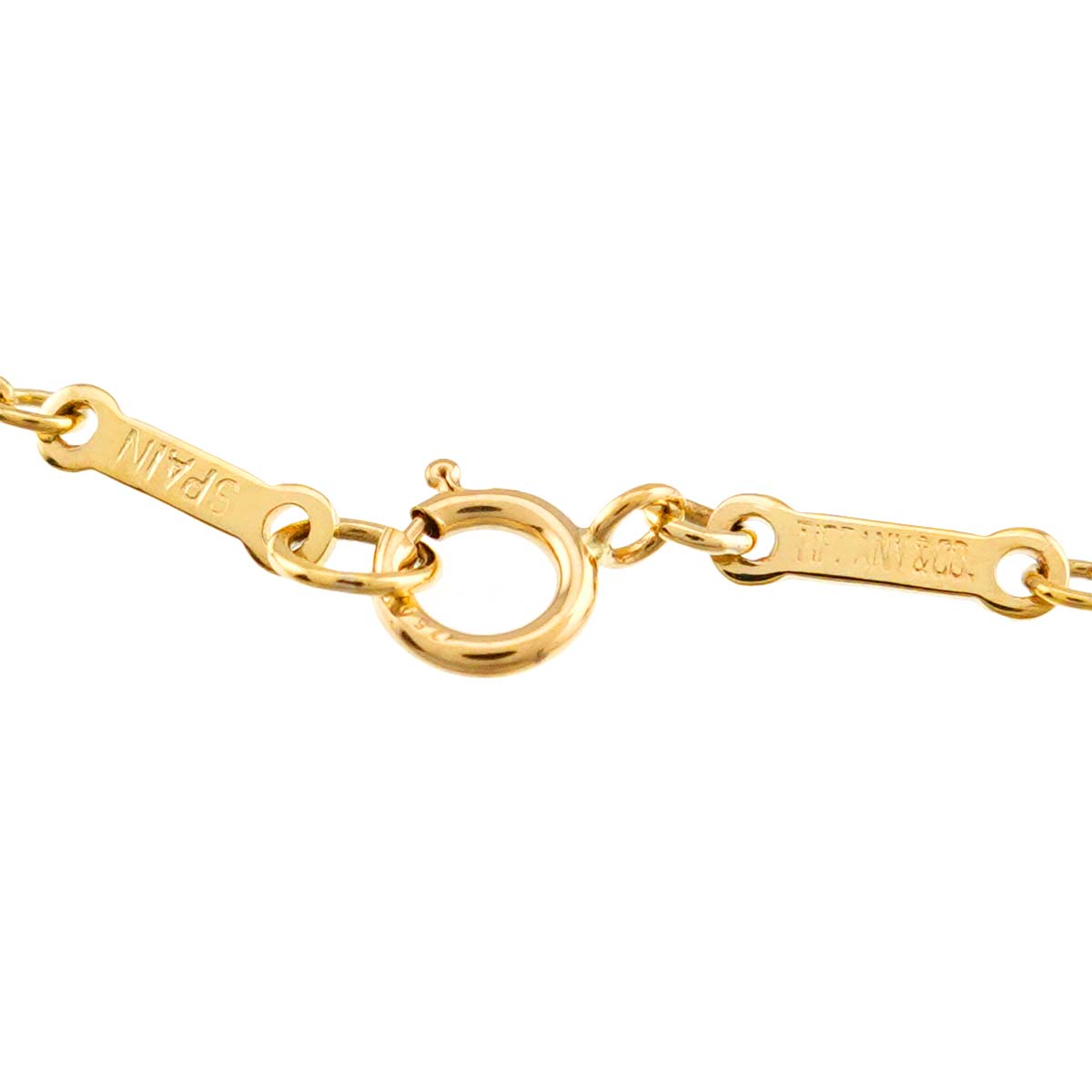 Open Heart Necklace 18K Yellow Gold 750