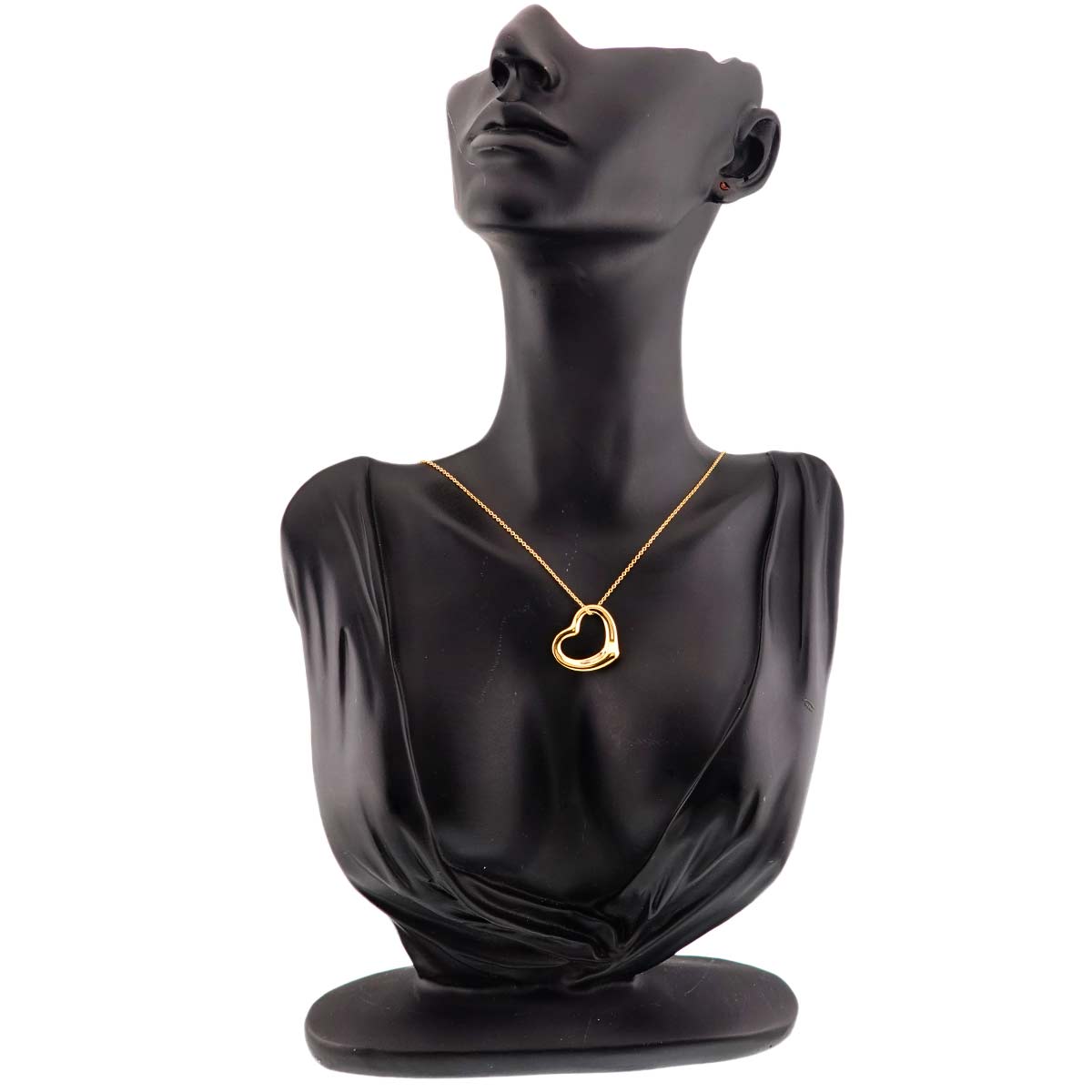 Open Heart Necklace 18K Yellow Gold 750