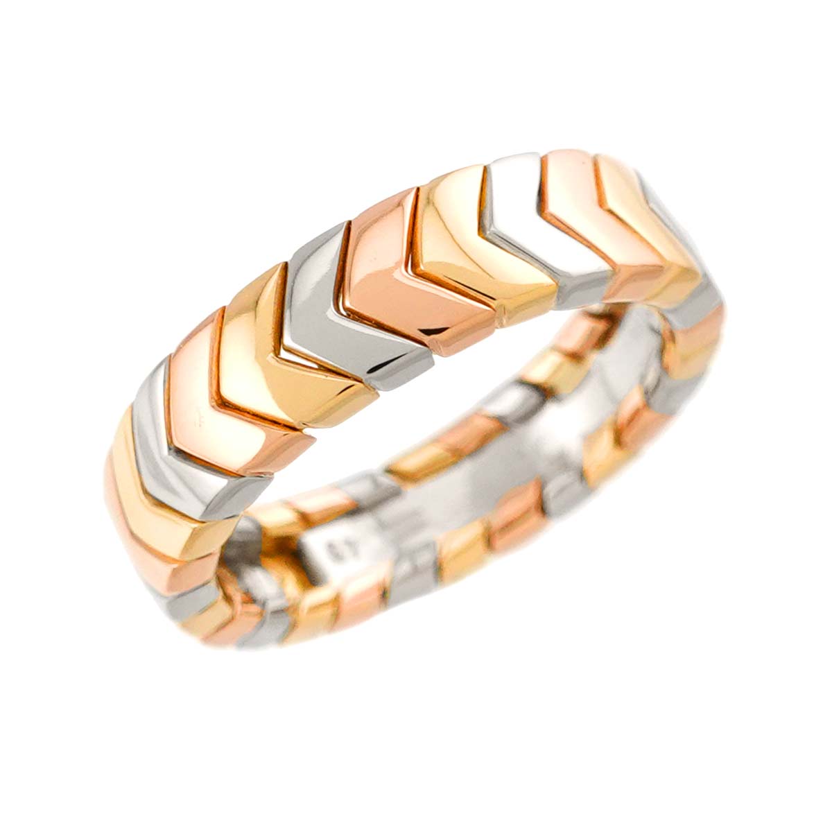 Ring 18K YG WG PG 750 Size49 4.5-4.75(US)
