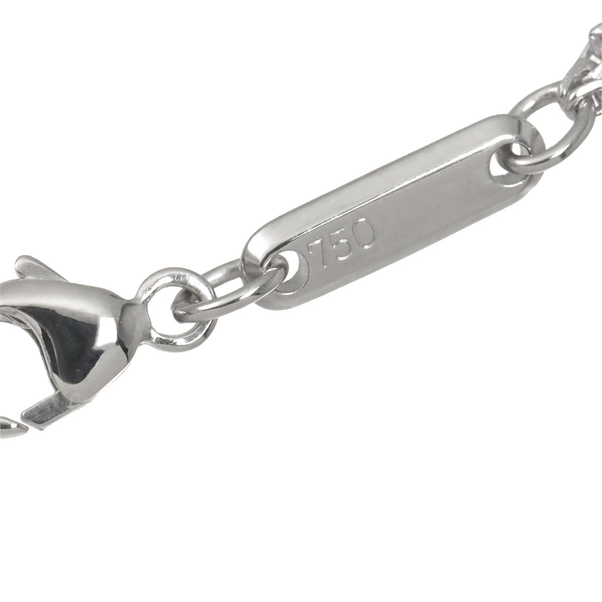 Happy Spirit Diamond Necklace 18K White Gold 750