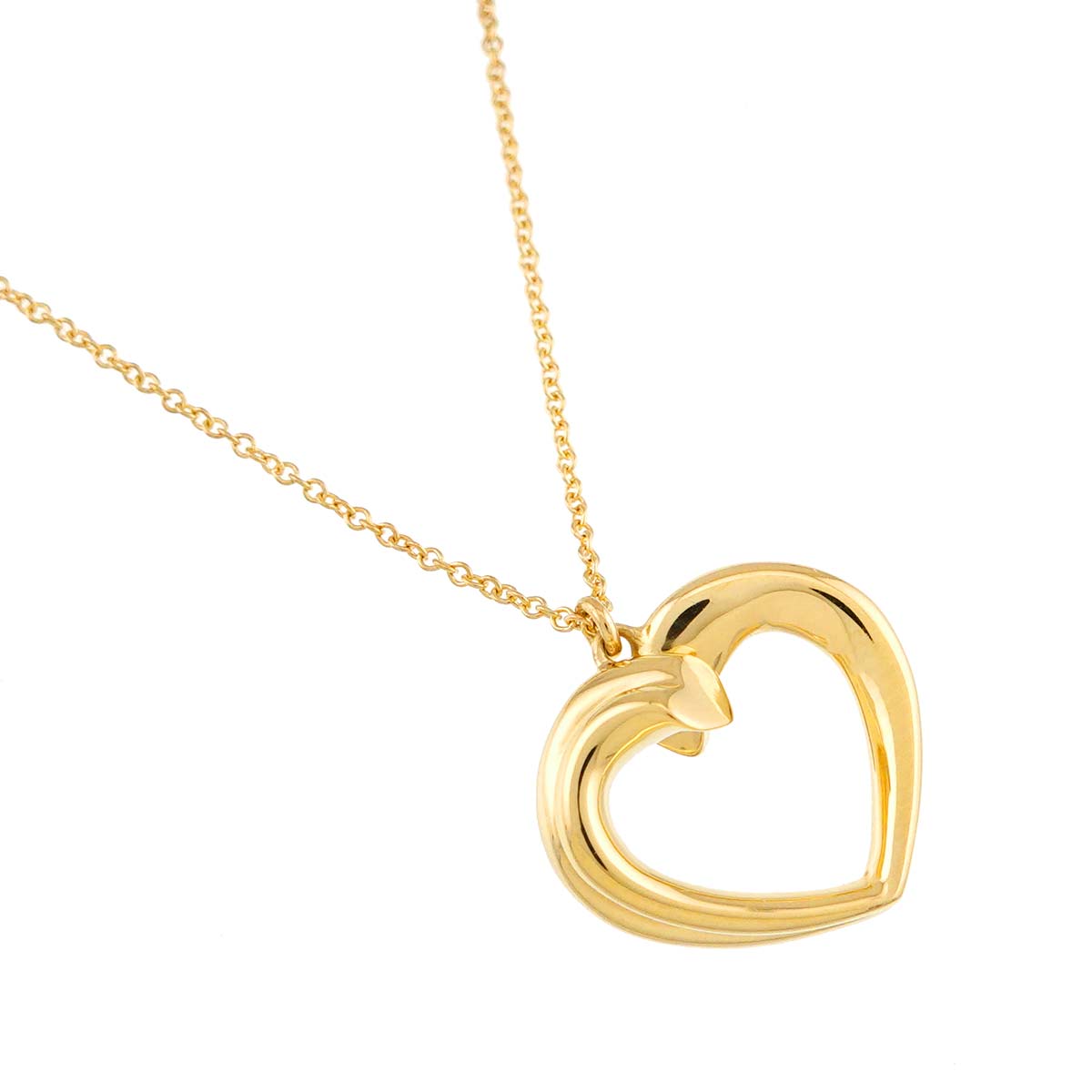 Heart Necklace 18K Yellow Gold 750