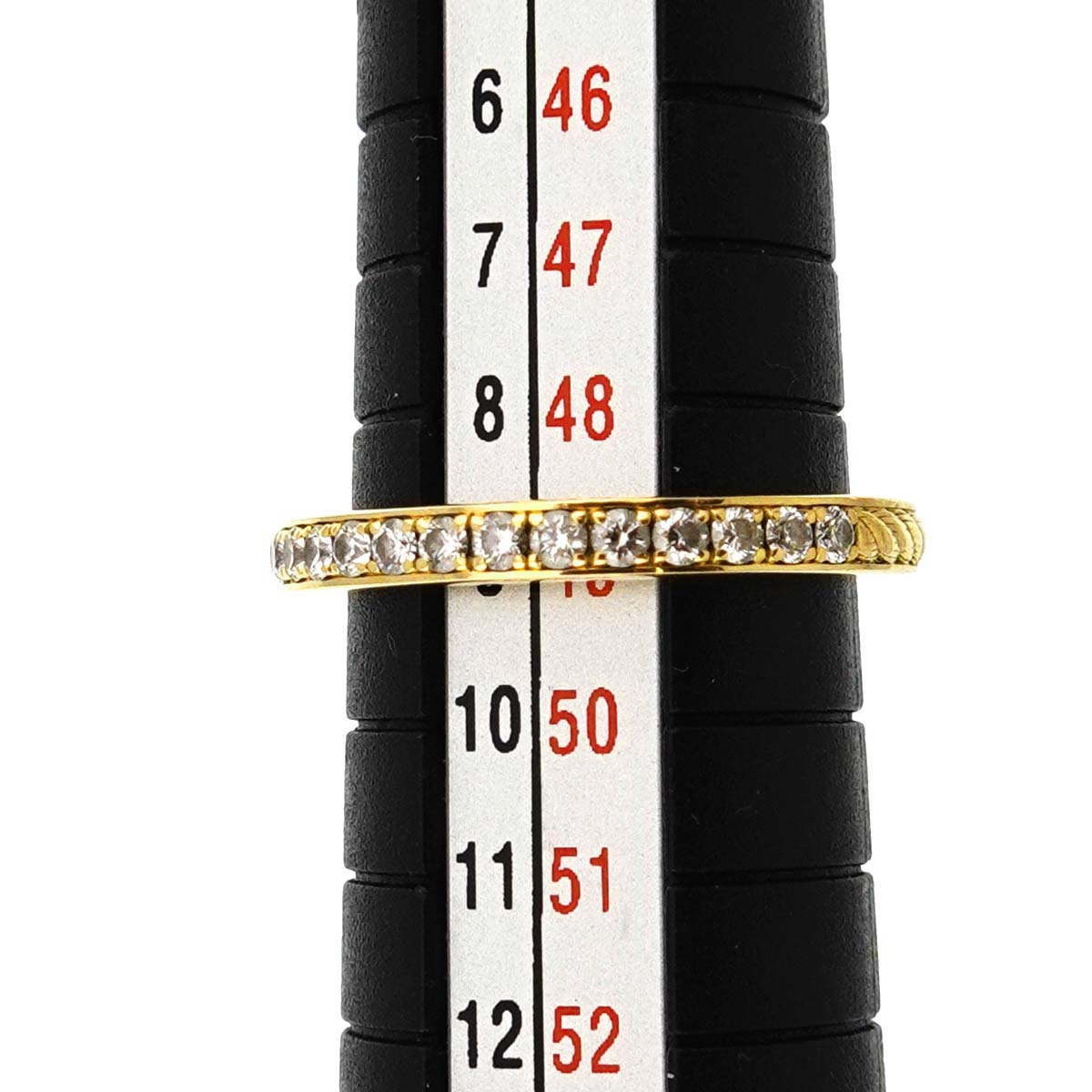 Force 10 DUO Diamond Ring 18K YG 750 size49 4.75-5(US)